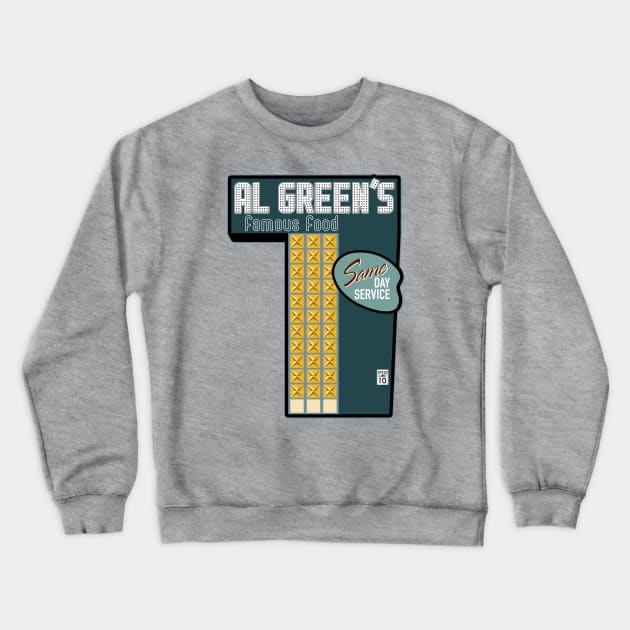 Al Green's Famous Food Crewneck Sweatshirt by HustlerofCultures